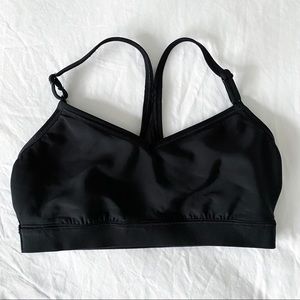 Aerie Chill Play Move sports bra racerback bralette black